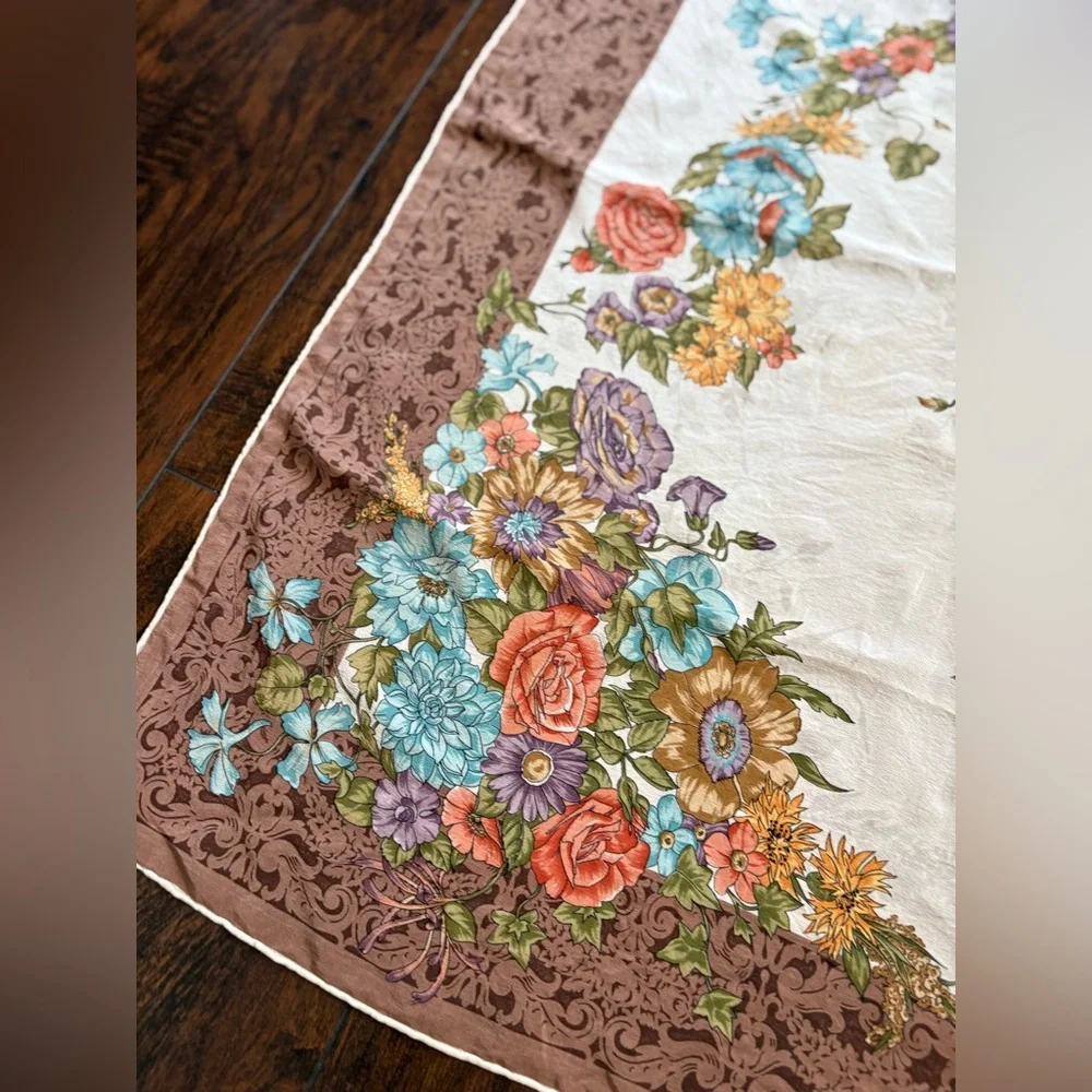 CHRISTIAN DIOR Vintage Solk Scarf